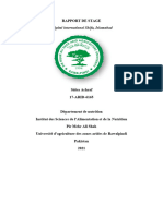 Format Du Rapport de Stage