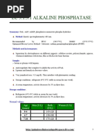 Alkaline Phosphatase Clinical Chemistry