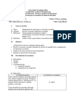 Plan de Lección para Manipular Expresiones Racionales y Ecuaciones