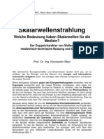 Meyl - Skalarwellenstrahlung - Welche Bedeutung Haben Skalarwellen Für Die Medizin