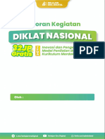 Laporan Kegiatan Diklat Inovasi Dan Pengembangan Model Penilaian Dalam Rapor Kurikulum Merdeka