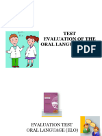 SESSION 3 - ORAL LANGUAGE EVALUATION TEST (ELO - Reduced PDF