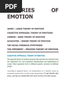 Theories of Emotion