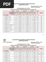 First MBBS Result January 2023 - Website