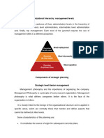 Components of Strategic Planning