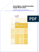 Insumos Democrático Constitucionales Jorge Rivero Evia Full Chapter Download PDF