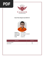 TejasPrashanth EOY Grade 8 Report Card