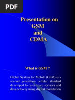 GSM Vs Cdma Presentation