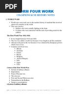 History Form 4 Notes Champions