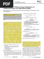 Eur J Org Chem - 2021 - Rubio Presa - Dihalogenation of Alkenes Using Combinations of N Halosuccinimides and Alkali Metal