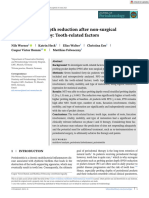 Probing Pocket Depth Reduction After Non Surgical Periodontal Therapy