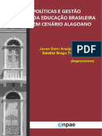 LIVRO Políticas e Gestão Da Educação Brasileira em Cenário Alagoano SANTOS e TRAJANO JUNIOR