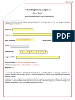 Individual Assignment Business Economics Coverpage