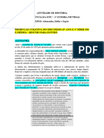 Discursos Dos Países Do EIXO-resumo - Conferência Da ONU