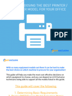 Guide To Choosing The Best Printer-Mfp-Copier For Your Office