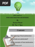 Food Adulteration and Hygiene