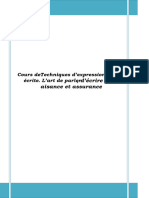 Cours D'expresion Orale Et Écrite en Français