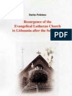 Resurgence of The Evangelical Lutheran Church in Lithuania After The Soviet Era