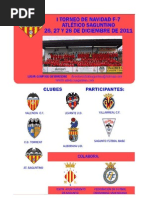 I Torneo Navidad Atco - Saguntino