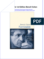 Formidable 1st Edition Benoit Cohen Full Chapter Free