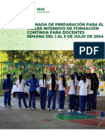 Orientaciones Jornada de Preparación para El Taller Intensivo de Formación Continua para Docentes