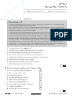 Thk2e BrE L1 Skills Test Basic Unit 3