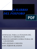 Desequilibrio Del Fosforo