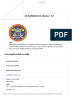 Comprovante de Inscrição CBMPE