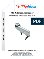 Operation Manual - Barcol Impressor