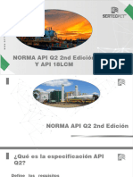 API Q2 2da. Ed y API 18LCM