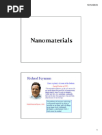 Applied Physics - Nanomaterials Notes