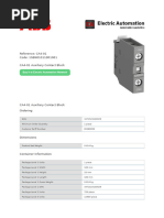 ABB Contactor Aux Block