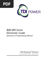 TDI - RBL 488 100 120 800 - Operation - Manual