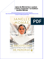 A Bibliotecária de Memórias e Outras Histórias de Dirty Computer 1st Edition Janelle Monáe Full Chapter Free