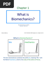 Biomechanics Chapter 1