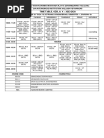 TIME TABLE, ODD, A. Y.: 2023-2024: Birla Vishvakarma Mahavidyalaya (Engineering College)