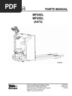 MP20DL MP20DL (A473) Parts Manual: Yale Europe Materials Handling Limited