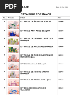 Maquillaje Catálogo Por Mayor: No. Product Detail Price 1