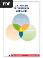 Sustainable Procurement Guidelines