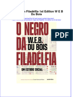 O Negro Da Filadélfia 1st Edition W E B Du Bois Full Chapter Free