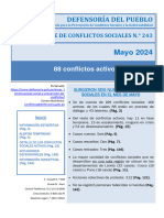 Reporte Mensual de Conflictos Sociales M Ayo 2024