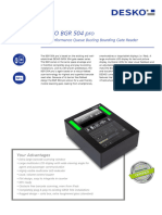 DESKO BGR 504 Pro: High Performance Queue Busting Boarding Gate Reader