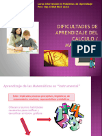 Dificultades de Aprendizaje Del Calculo