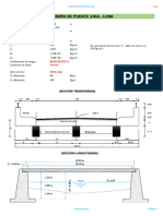 Plantilla de Excel de Diseno de Puente Tipo Losa