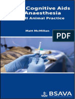 BSAVA Cognitive Aids For Anaesthesia in Small Animal Practice (VetBooks - Ir)