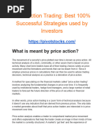 Price Action Trading: Best 100% Successful Strategies Used by Investors