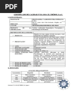 211 - Certificado de Calidad Chao - Lote 007