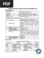 215 - Certificado de Calidad Sallique - Lote 005