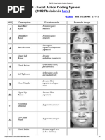 FACS (Facial Action Coding System)