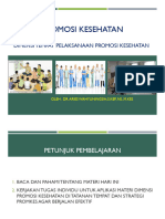 Promosi Kesehatan Dimensi Atanan - Tempat